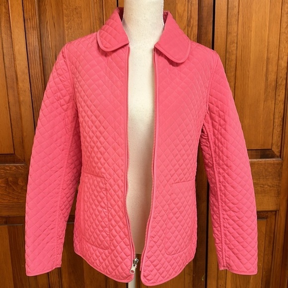 Esprit Outerwear Reversible Spring Zippered Quilted Jacket Floral Small NWOT - Picture 8 of 11